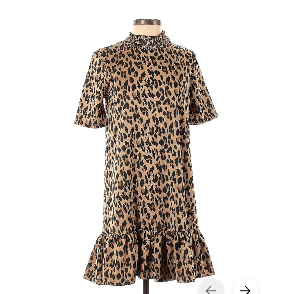 Zara leopard print dress